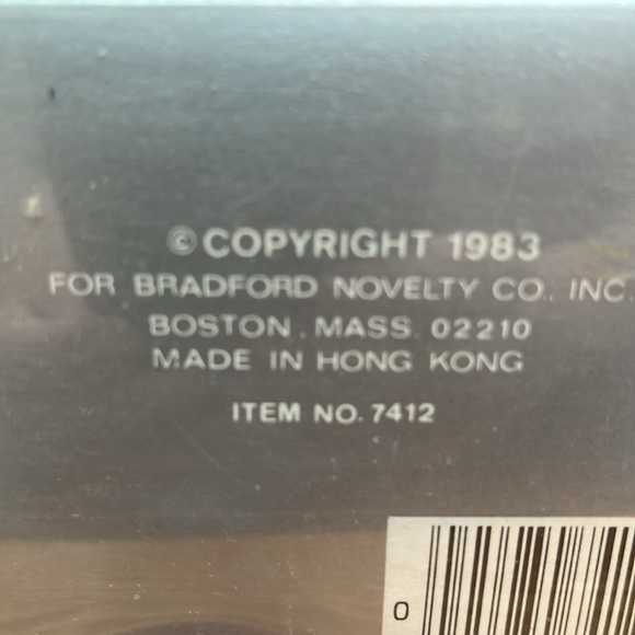 Lot of seven Christmas ornaments vintage from Bradford novelty company Hong Kong - Picture 10 of 11